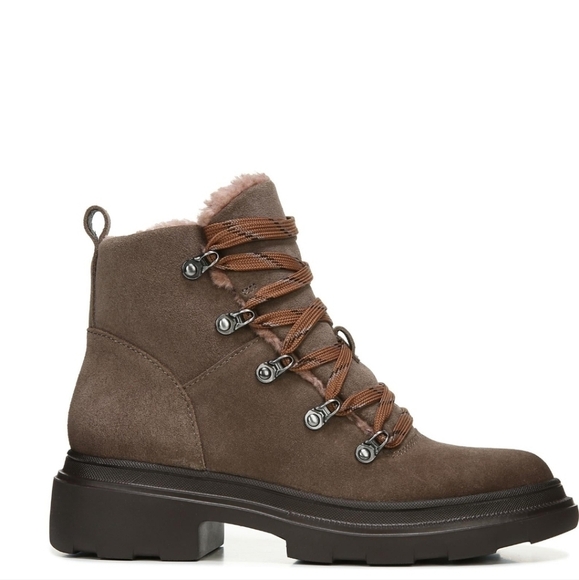 Naturalizer sz 9.5 Julian Shearling Hiker Booties hiking Waterproof boots - Picture 1 of 10